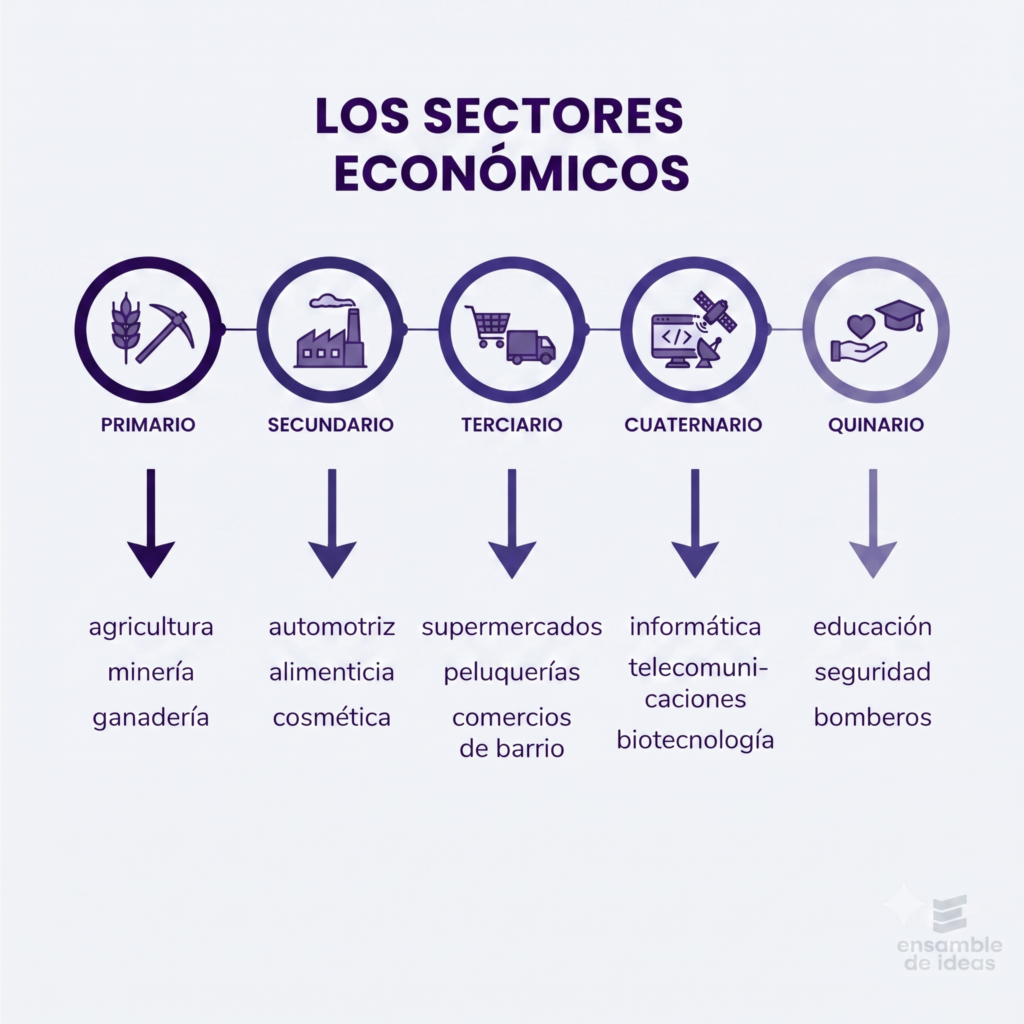 Sectores economicos o sectores de la economía 