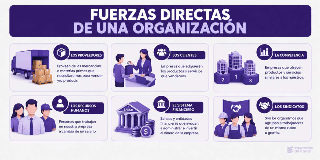 Fuerzas directas de una organizacion