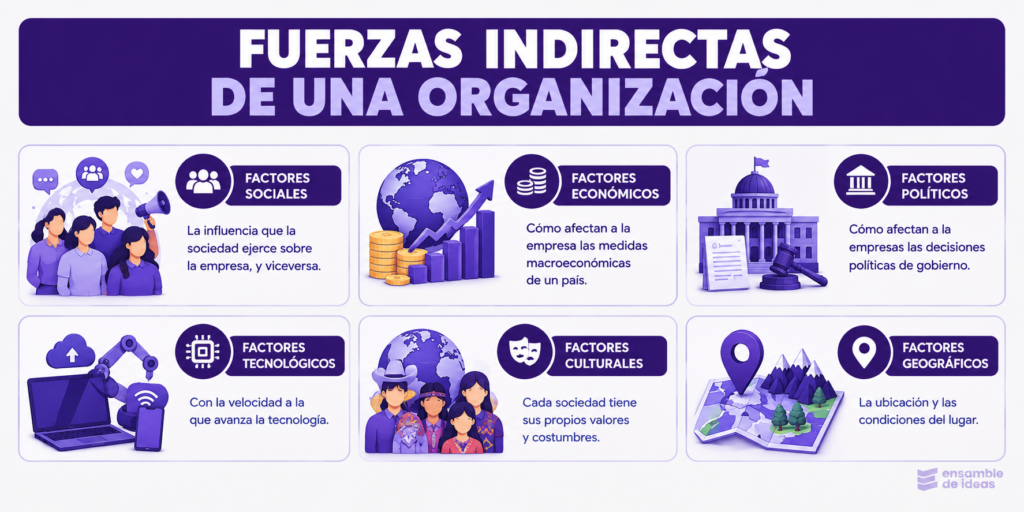 fuerzas indirectas de una organizacion