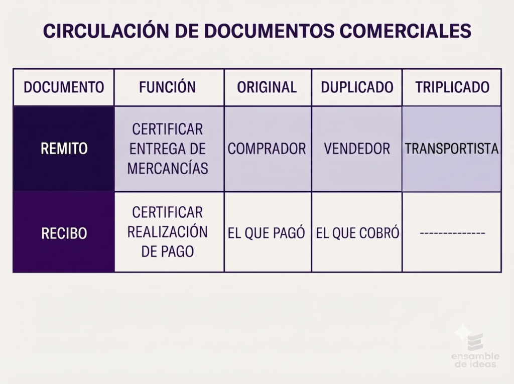 remitos y recibos