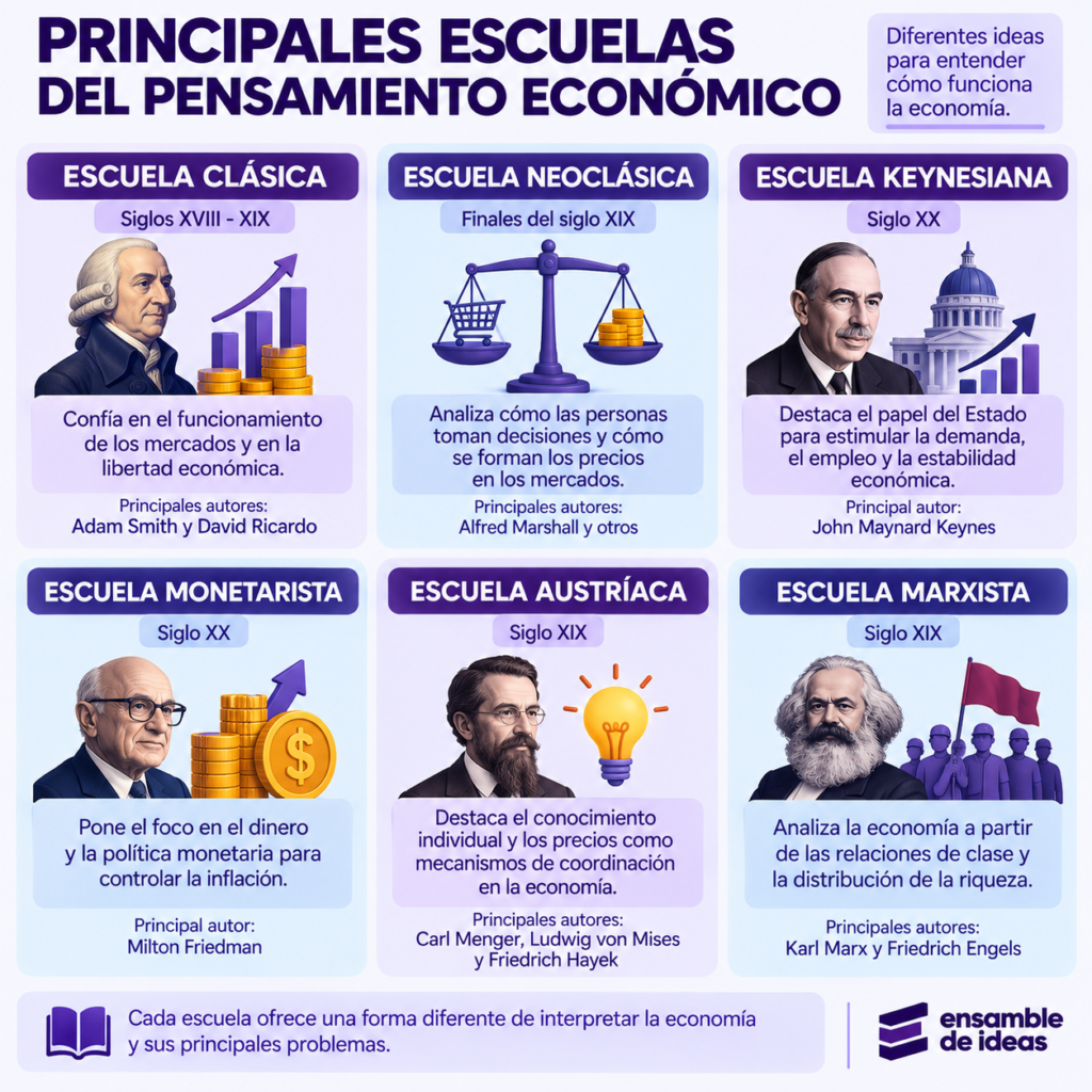 principales escuelas economicas