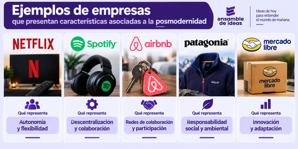 Empresas que representan la posmodernidad